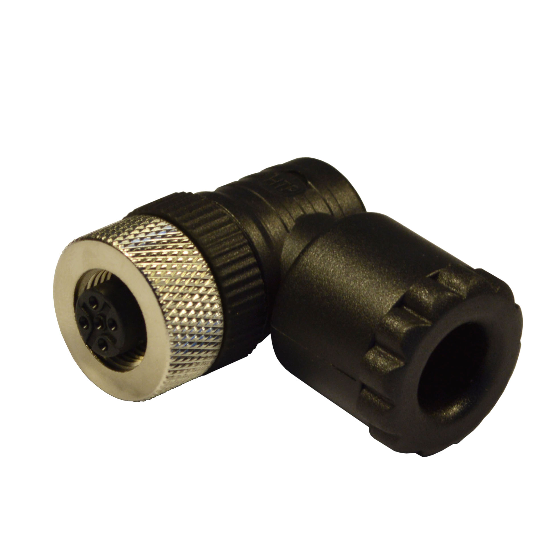 M12 field attachable,female,90°,4p.,PG9/11unif. or double exit cable,ATEX conform